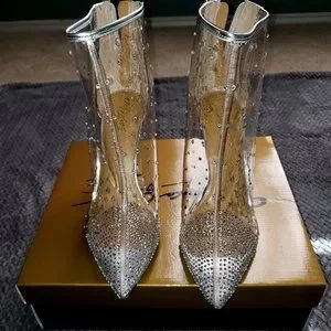Clear booties deals size 11